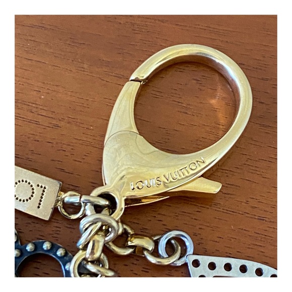SOLD AUTHENTIC LOUIS VUITTON BIJOUX SAC TAPAGE KEY CHAIN  CHARM - Picture 4 of 9